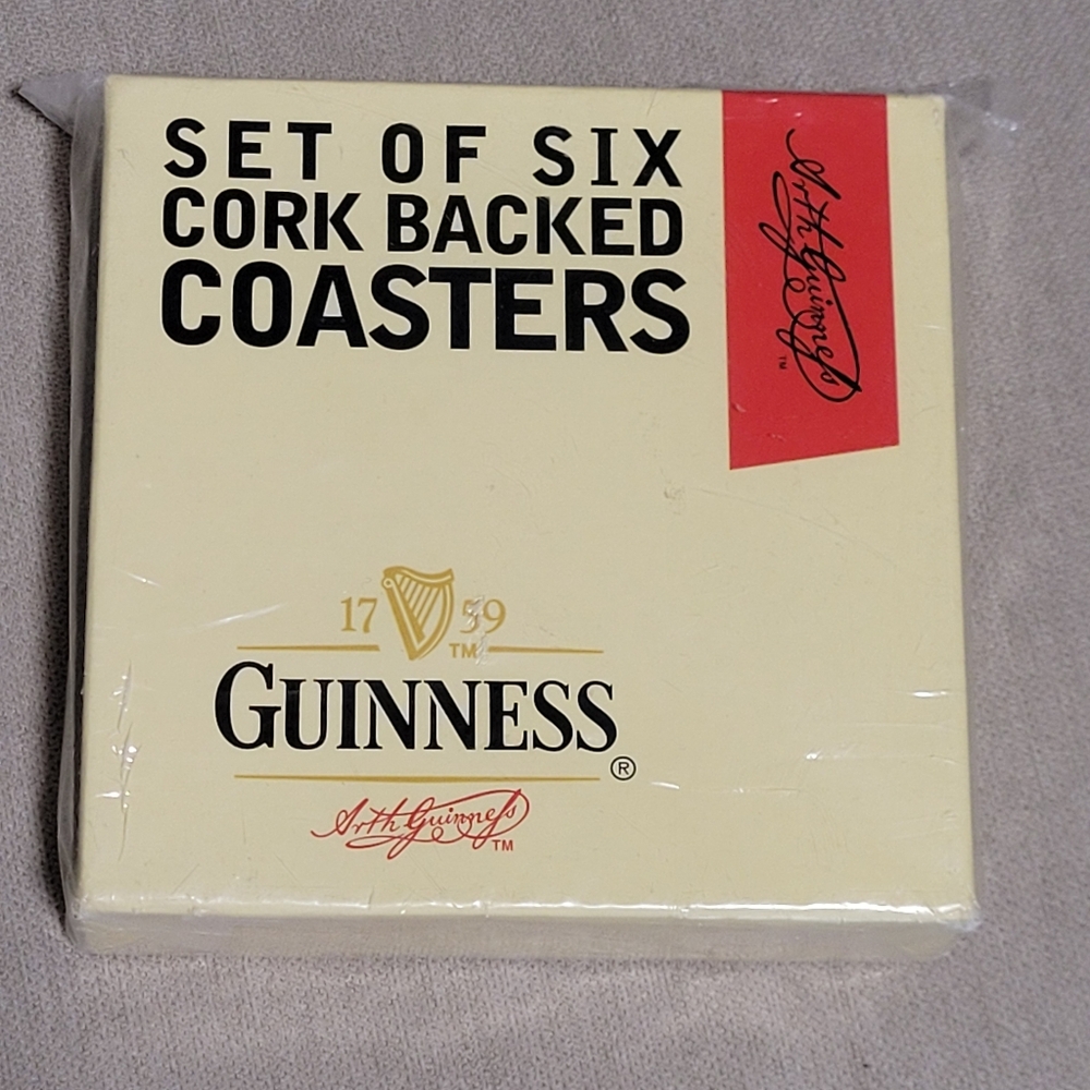 Guinness Coasters - set of 6 NWOT